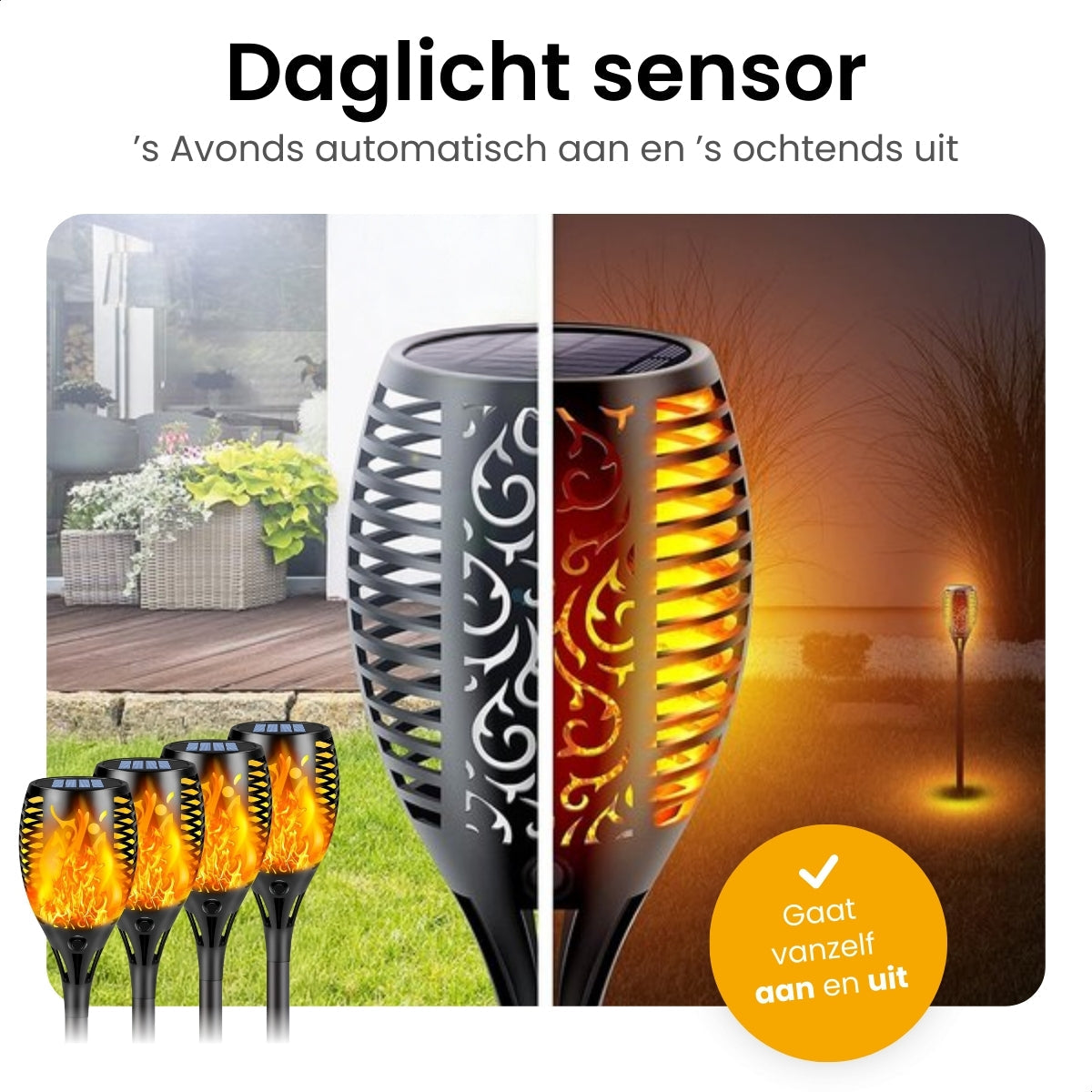 PyroProducts LED Solar Tuinfakkels - PyroProducts