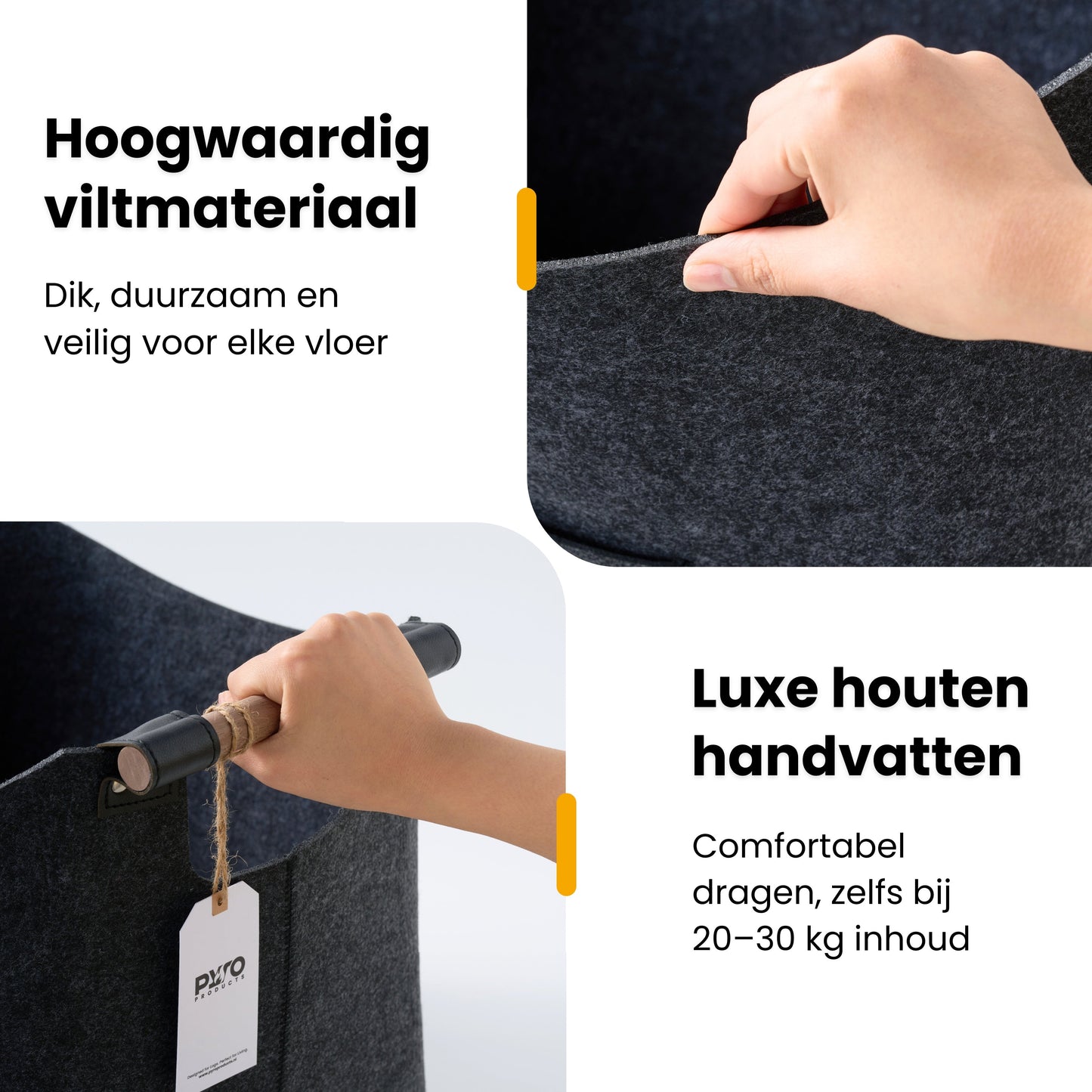 PyroProducts® Opbergmand Vilt - PyroProducts