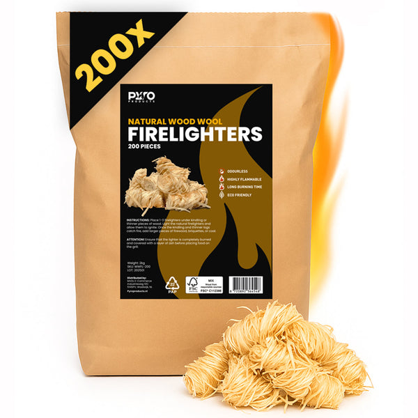 Acendedores 2 kg (200 unidades)