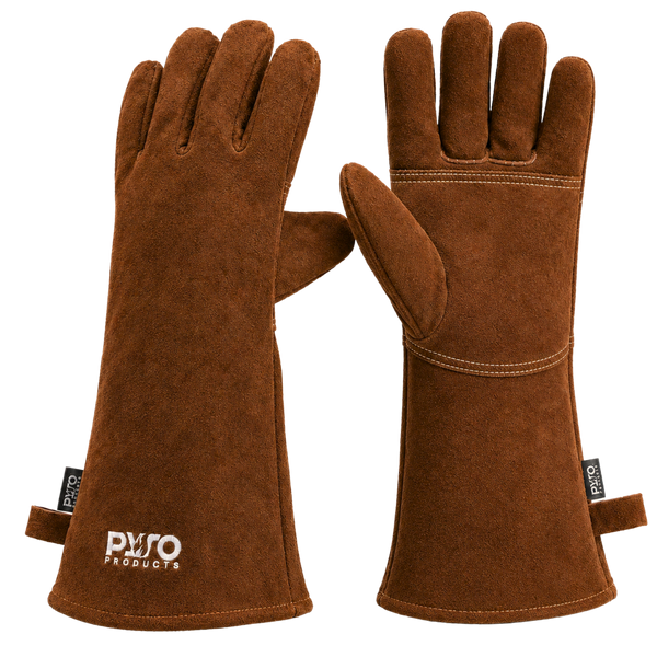 Heat-Resistant Leather Gloves