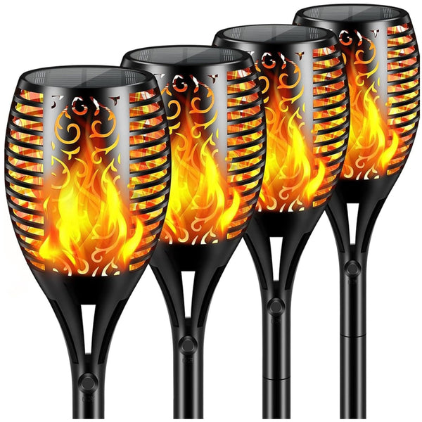 Tochas solares para jardim (conjunto de 4)